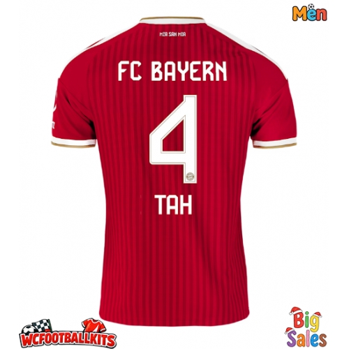 Bayern Munich Jonathan Tah #4 Replica Home Stadium Shirt 2026-27 Short Sleeve